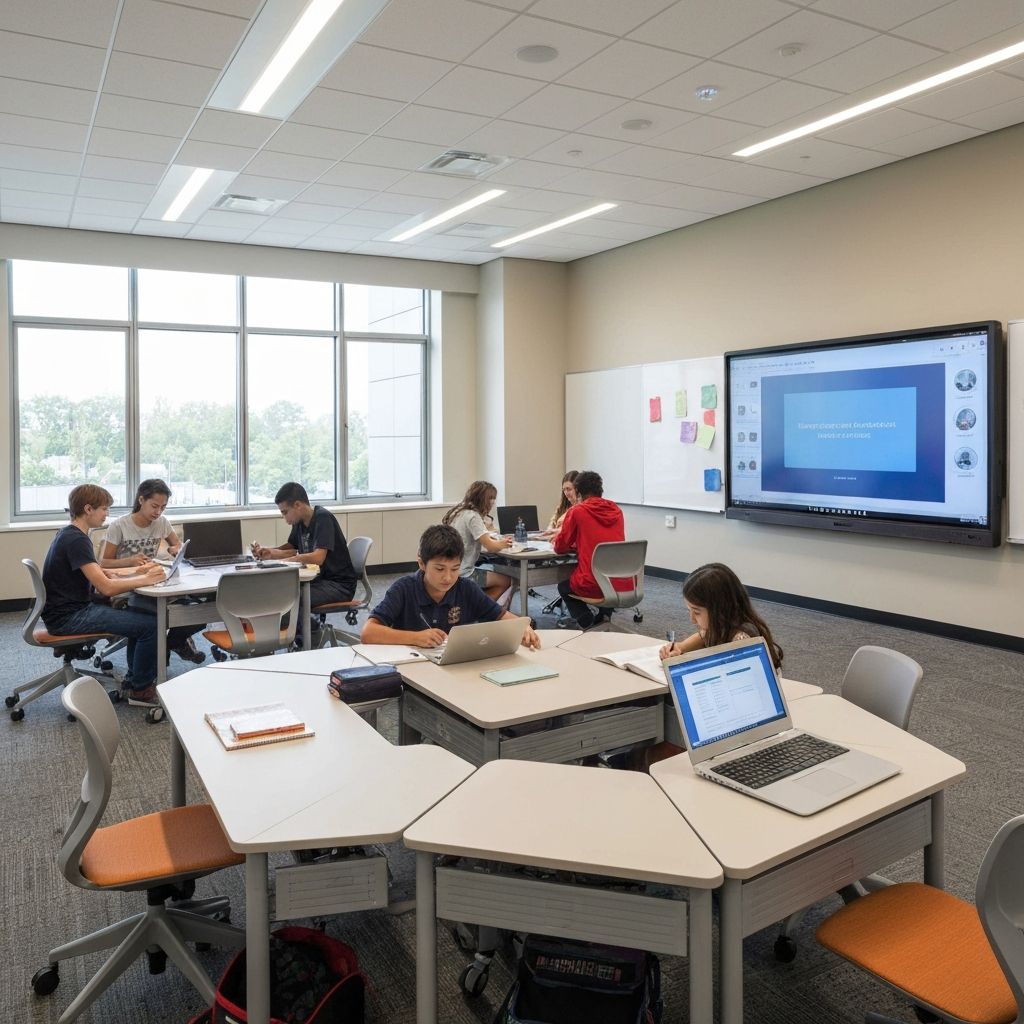 Aménagement d'une Salle de Classe Interactive au Maroc