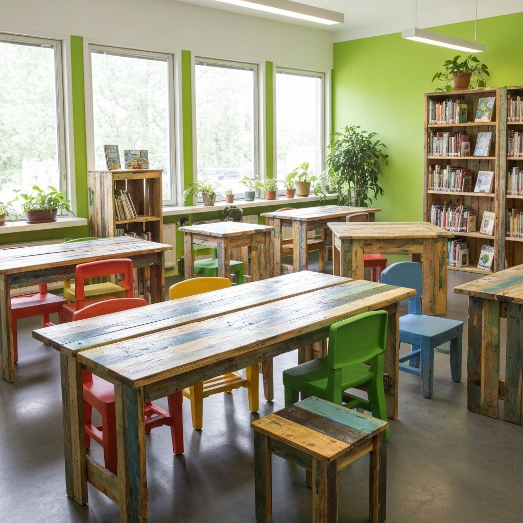 Mobilier Scolaire Éco-Responsable : Zéro Déchet