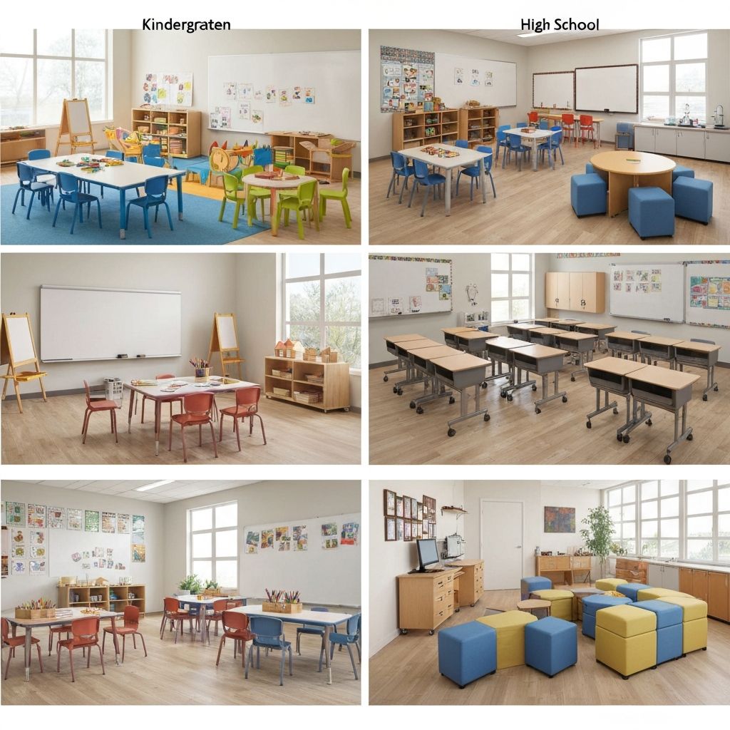 Classe Flexible en Maternelle vs Secondaire